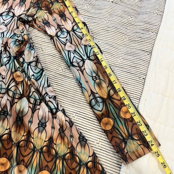 Isle Stain Glass Print Dress, L - Picture 10 of 12